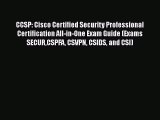 [PDF] CCSP: Cisco Certified Security Professional Certification All-in-One Exam Guide (Exams