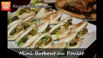 Mini Batbout au Poulet - Chicken Stuffed Mini Batbout - بطبوط معمر لذيذ جدا