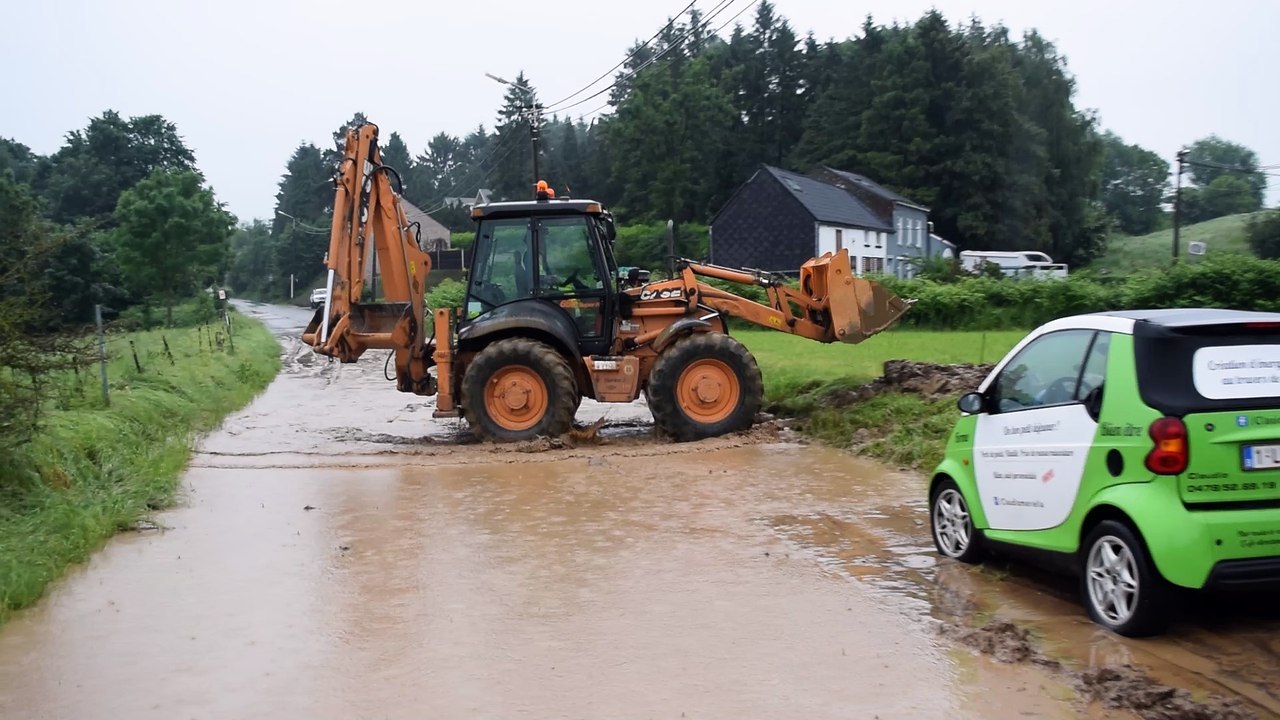 Intempérties: inondations à Genappe
