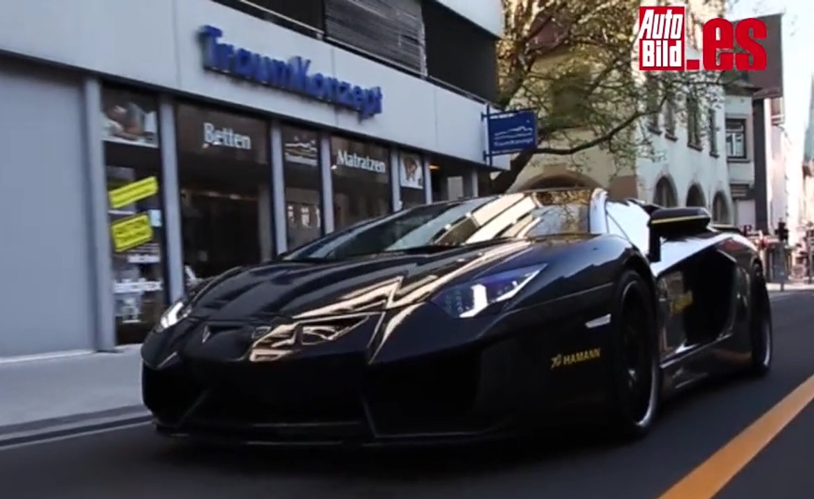 VÍDEO: Lamborghini Aventador Roadster de Hamann: ¡una maravilla!