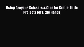 Read Book Using Crayons Scissors & Glue for Crafts: Little Projects for Little Hands ebook