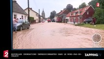 Nouvelles inondations impressionnantes dans le Nord-Pas-de-Calais