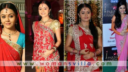 Tv Actresses in Designer Saree From Womansvilla