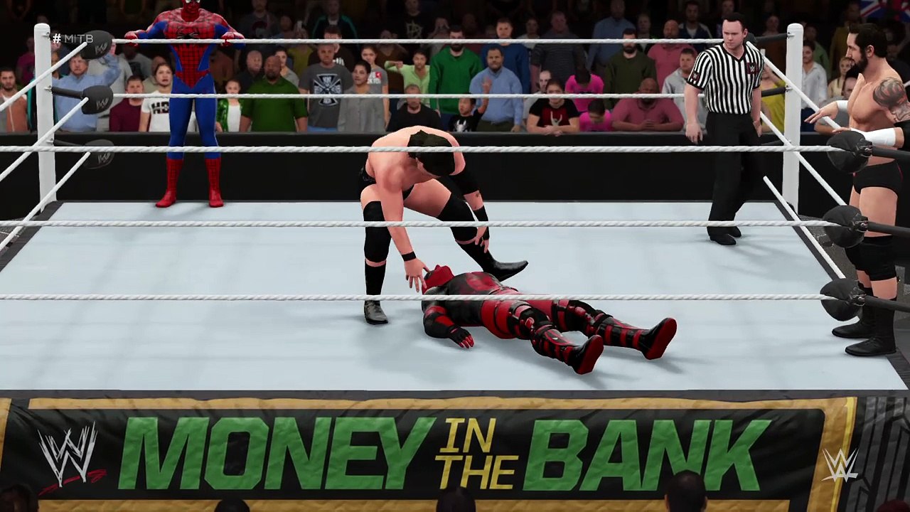 WWE 2K16 spidey-pool v blackpool brawlers