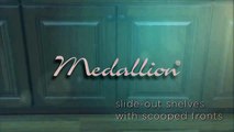 Medallion Cabinetry: Slide-out Shelves with Scooped Fronts, Kitchen Storage Part 26