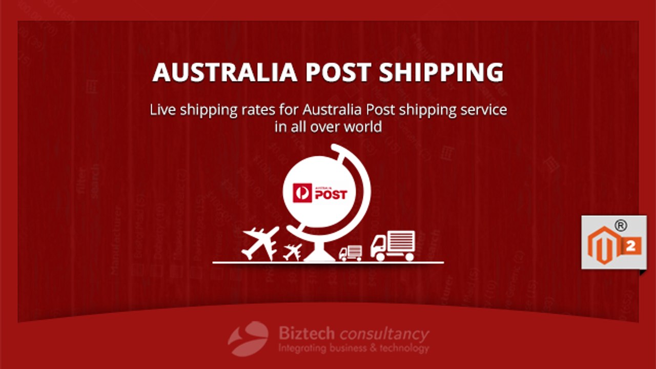 Magento 2 Australia Post Shipping Extension - Backend by Biztech Store