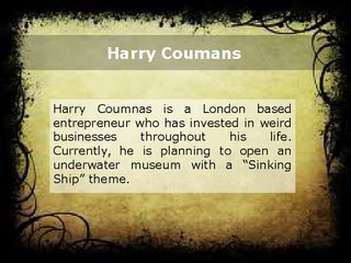 Harry Coumnas Plans To Open an Underwater Museum with a Unique Theme