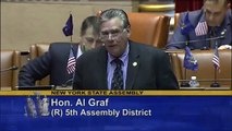 Assemblyman Al Graf Debates Comprehensive Contraception Coverage 1-25-16