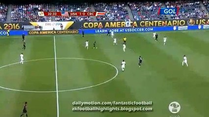 Gyasi Zardes Super Chance - USA vs Costa Rica 07.06.2016