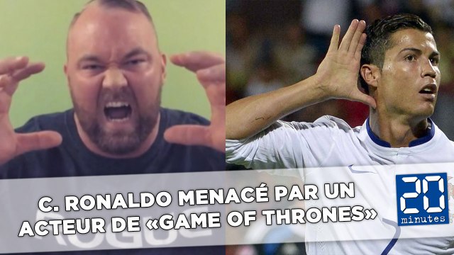 Cristiano Ronaldo menacé par «La Montagne» de Game of Thrones