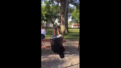"Oh No!" This Is Why You Don't Put The Picnic Table Next To The Swings