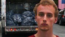 Naked college senior high on angel dust busted after diving into garbage truck