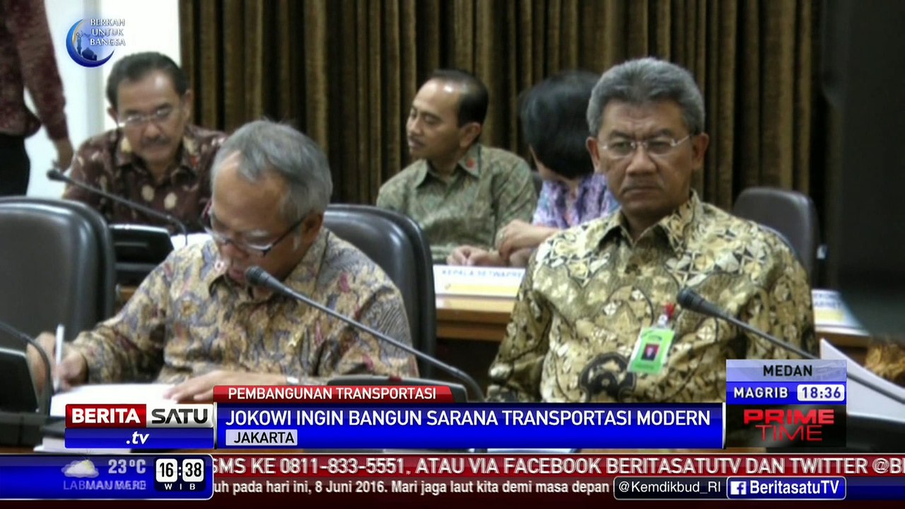 Jokowi Bahas Kelanjutan Pembangunan LRT