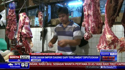 Pemerintah Akui Terlambat Impor Daging Sapi