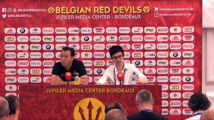 Wilmots: "Enfin un entraînement avec tous les joueurs à disposition"