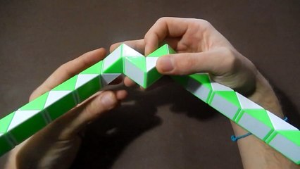 Como hacer Lazo(Tipo 2) con Rubik Snake(Serpiente)-Twist Rubik´s en Español