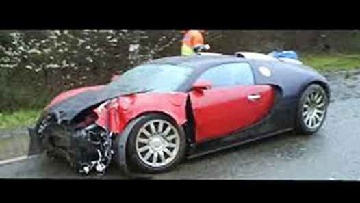 Краш тест бугатти вейрон