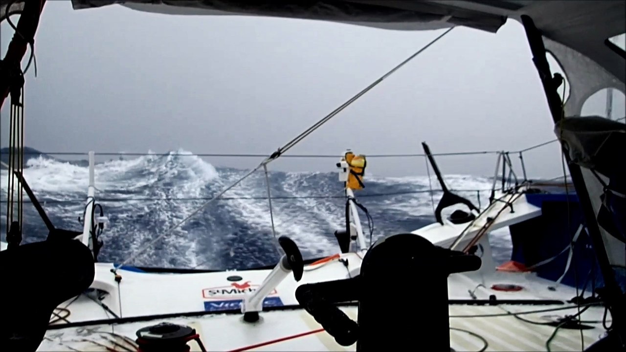 08.06.16 - Pluie torrentielle à bord de StMichel-Virbac
