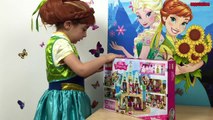 Frozen Elsa And Anna In Real Life Movie – GIANT DOLLS DRESS UP   Anna’s Birthday   Lego Castle Toys