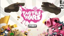 Пехота, мины, танки, башни, улучшение команды в игре Tactile Wars на андроид