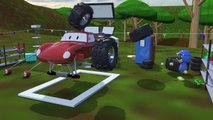 Monster Trucks et Spid la voiture de course  - Dessins animés pour enfants