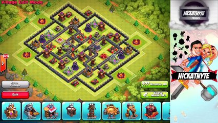 Gem Box & Gravestone Farming Base! Clash of Clans Speed Build!