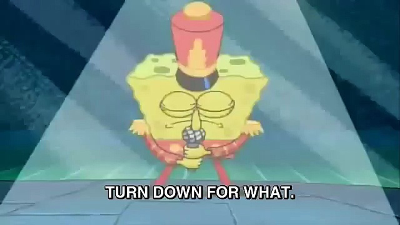 BOB ESPONJA|Turn Down For What