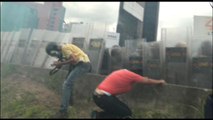 Policía y GNB dispersan con bombas lacrimógenas manifestación opositora en Caracas