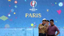 Los pies de la Torre Eiffel, testigos de la Eurocopa 2016