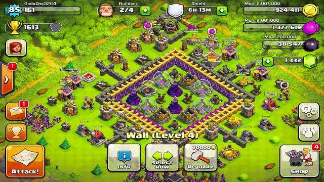 Lets play Clash of Clans - Buying Golem MAX LEVEL 4 with Max LVL Golem Gameplay !