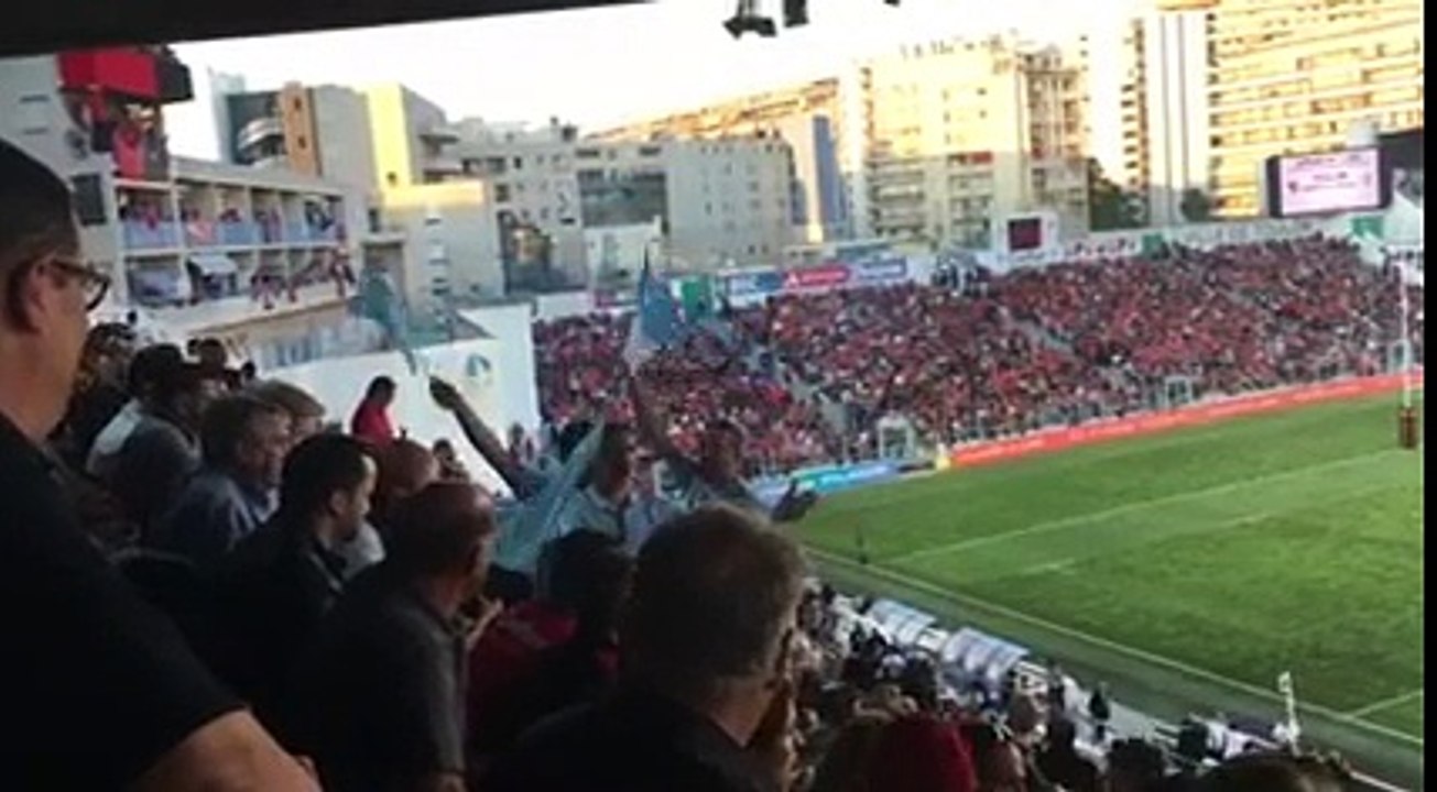 La Peña Baiona résonne à Mayol pour célébrer la montée de Bayonne