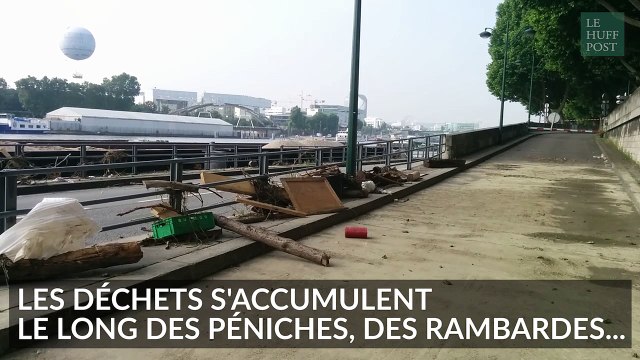 Pendant la décrue à Paris, on a pris une partie des voies sur berges en vélo