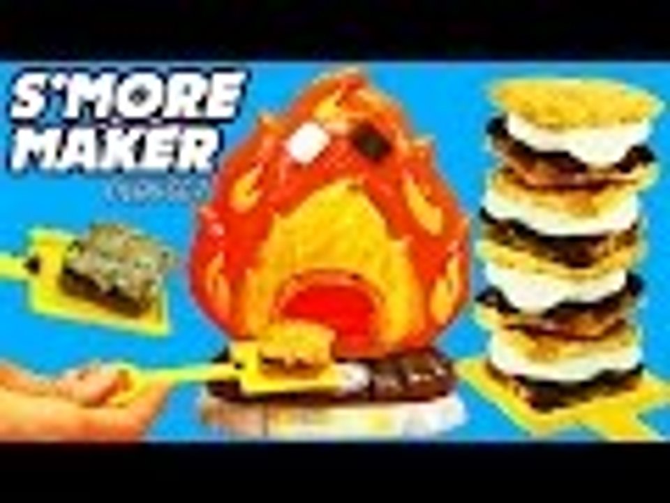 Disney | Smores Maker! Chocolate, Marshmallow & Crackers Yummy Nummies + Spiderman & Barbie DisneyCarToys