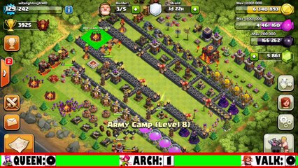 MOST ATTRACTIVE TROOP IN CLASH OF CLANS!  - Clash of Clans - Queen VS Valks VS Archers!