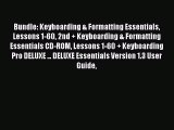 Read Bundle: Keyboarding & Formatting Essentials Lessons 1-60 2nd   Keyboarding & Formatting