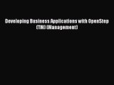 Read Developing Business Applications with OpenStep(TM) (Management) Ebook Free