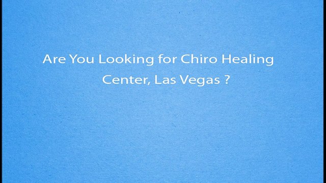 Chiropractic Healing | Call Now (702) 215-2090