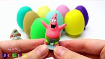 Pâte à Modeler colorée Oeufs Surprise Play-Doh avec SpongeBob et Donald Duck