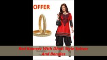 Dhoti style salwar kameez by nikvik.com