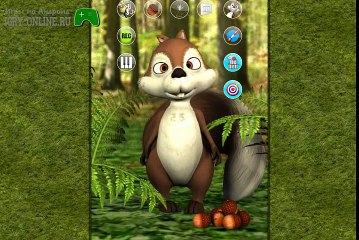 Поговори с белкой Джеймсом. Игра Talking James Squirrel на андроид