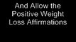 Subliminal Positive Affirmations for Weight Loss & Food Addicts