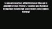 [PDF] Economic Analysis of Institutional Change in Ancient Greece: Politics Taxation and Rational