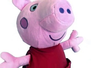 Peppa Pig Peluche 10 pulgadas con vestido rojo