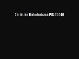 Read Christien Meindertsma PIG 05049 E-Book Download