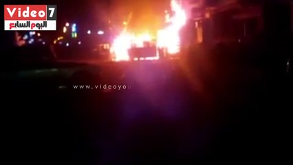 بالفيديو.. انفجار أسطوانتى بوتاجاز فى محل كنفانى بقنا وإصابة صاحبه