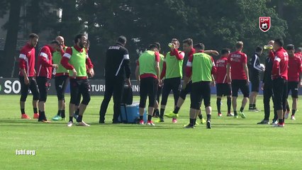 Stërvitja e Kombëtares në Perros Guirec, dita e tretë, paradite