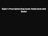 Read Sigler's Prescription Drug Cards: Study Cards with Binder PDF Free
