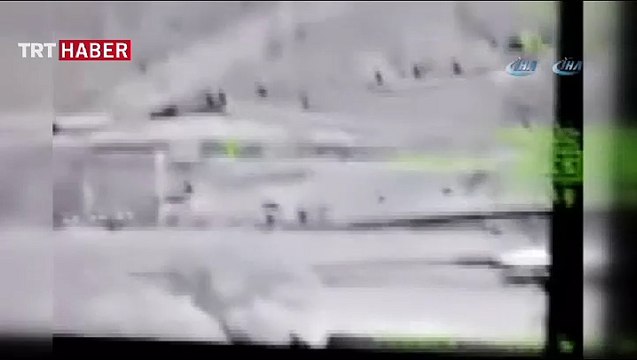 Teröristlerin vurulma anı