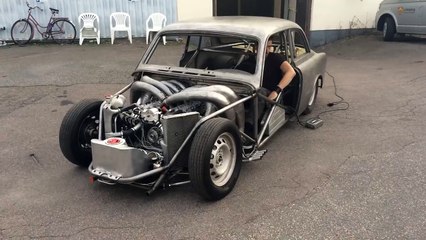 Check out this 2 stroke V8 Volvo! :O