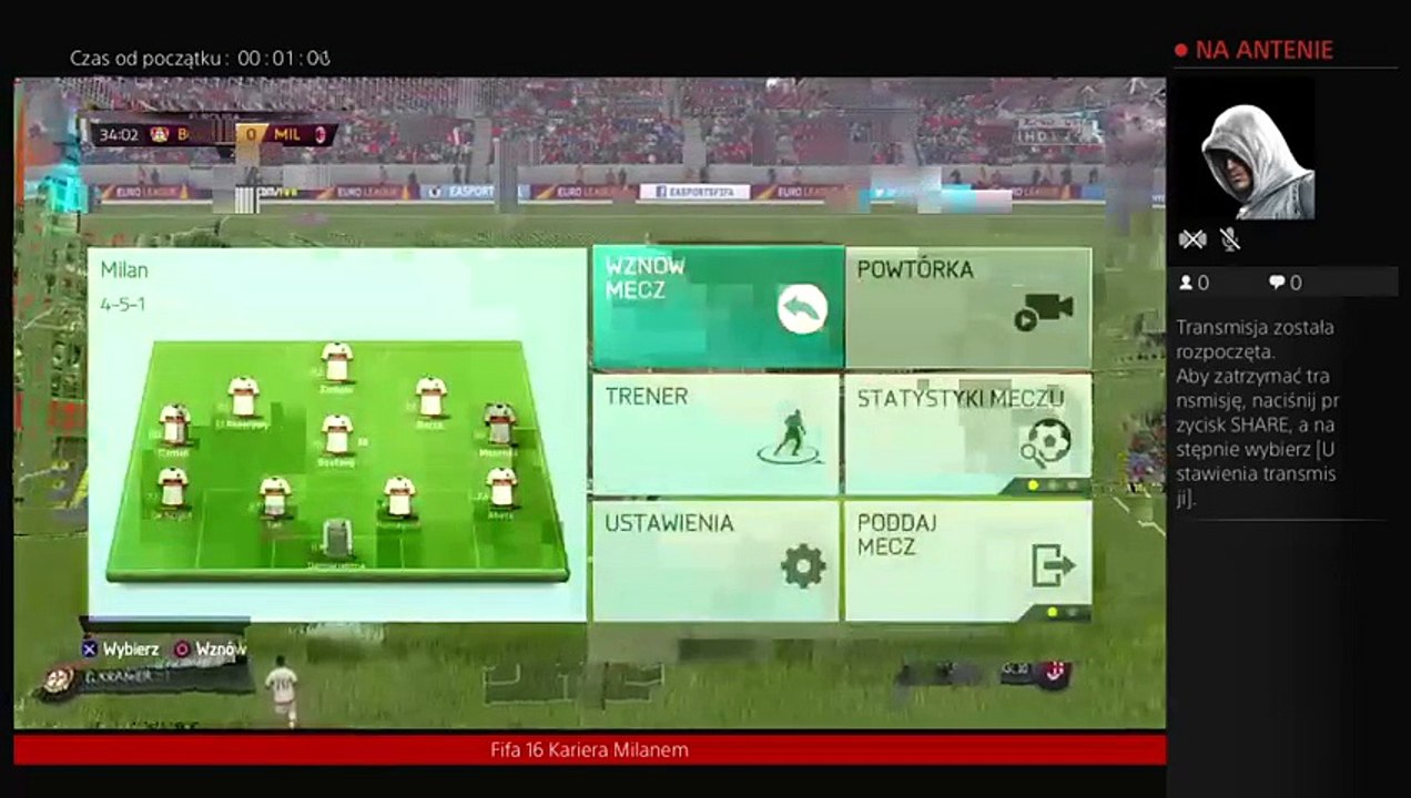 Fifa 16 Kariera Milanem
